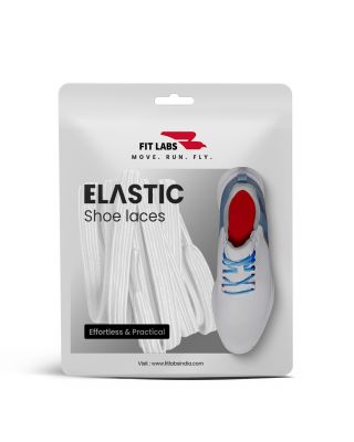 Fit Labs Grip Laces - Elastic Adjustable No Tie Shoelaces - Black