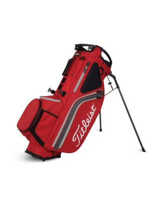 Titleist Hybrid 14 Stand Bag - Red/Charcoal/Gray
