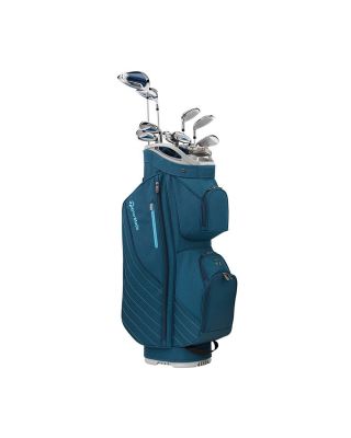 TaylorMade RBZ Speedlight Women's Right Handed Graphite Golf Set with Ladies Flex including 10 Clubs & cart bag 