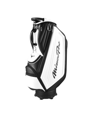 Mizuno Pro Cart Golf Bag - Black/White