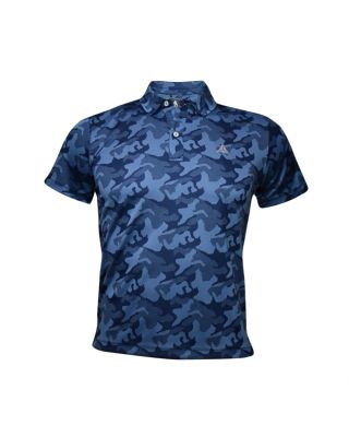 Sidus Junior Boys' Camo Printed Golf T-Shirt (CS)