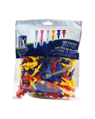 PGA Tour Castle Plastic Tees (200 Count)