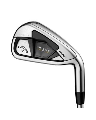 Cavity view of Callaway Rogue ST MAX (5-S) Graphite Irons