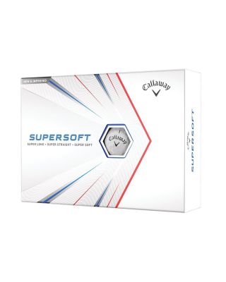 New & Improved Callaway Supersoft Golf Balls - Pack of 12 White Balls