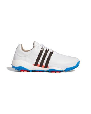 Adidas Men's Tour360 22 Md Spiked Golf Shoes - White/Black/Blue