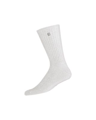 FootJoy Men's Comfortsof Crew Socks - White