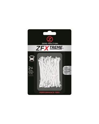 Zero Friction Xtreme Plastic Tees 4-Prong 83 mm WHITE (30 Count) 