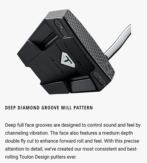 Odyssey Toulon Design Le Mans DB Putter Odyssey Toulon Design Le Mans DB Putter